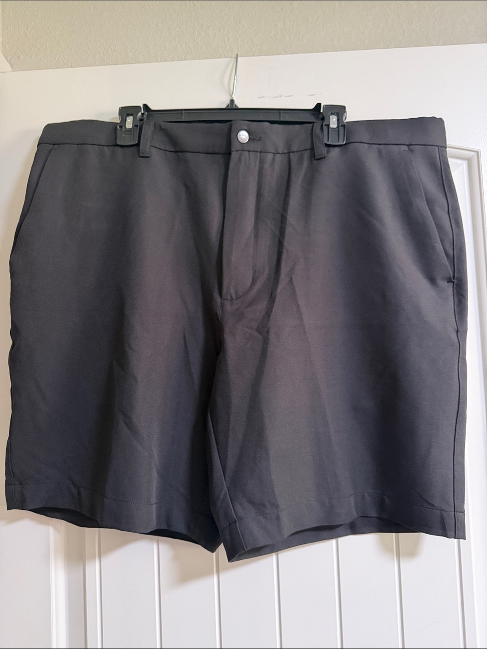 Callaway Men's Black Flat Front Golf Shorts